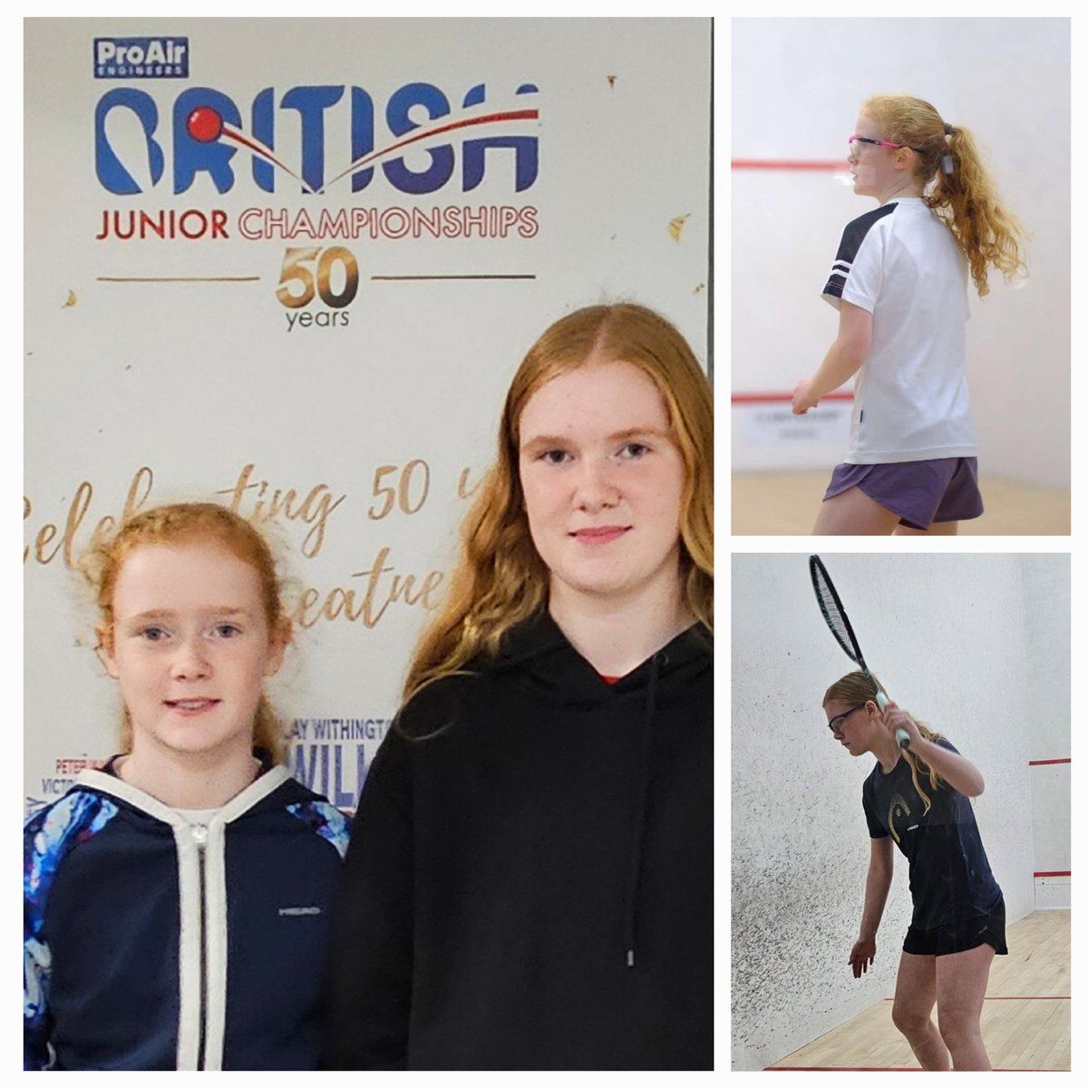 Eliza & Heidi Squash (@haleselectrical) on Twitter photo <a href="/BJCsquash/">ProAir British Junior Championships</a> Championships! Both seeded 9-16, Eliza achieved 7th place in U15's & Heidi 12th in U13's, only weeks into their new age catagories! Superb support from <a href="/sqwales/">๐ด๓ ง๓ ข๓ ท๓ ฌ๓ ณ๓ ฟ SQUASH WALES</a> <a href="/RW_Squash/">RWSquash</a> & Greg! Thanks <a href="/head_squash/">HEAD Squash</a> @Katie_headuk <a href="/gllsf/">GLL Sport Foundation</a> <a href="/SportsaidWales/">SportsAid Cymru Wales</a> for supporting them๐ <a href="/BJCsquash/">ProAir British Junior Championships</a> Championships! Both seeded 9-16, Eliza achieved 7th place in U15's & Heidi 12th in U13's, only weeks into their new age catagories! Superb support from <a href="/sqwales/">๐ด๓ ง๓ ข๓ ท๓ ฌ๓ ณ๓ ฟ SQUASH WALES</a> <a href="/RW_Squash/">RWSquash</a> & Greg! Thanks <a href="/head_squash/">HEAD Squash</a> @Katie_headuk <a href="/gllsf/">GLL Sport Foundation</a> <a href="/SportsaidWales/">SportsAid Cymru Wales</a> for supporting them๐