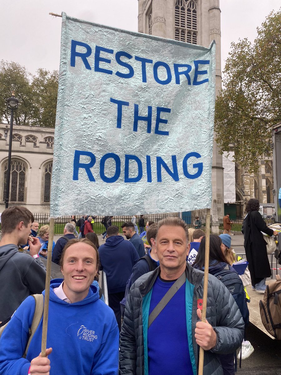 Guardians &amp; supporters of the River Roding joined the March for Clean Water, calling for action to stop the pollution of our beloved river. 

Our ‘Restore the River Roding’ banner was front &amp; centre at the march, with a clear message that we need action on water pollution, now!