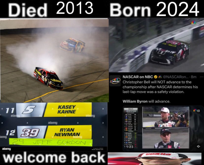 unreliablescrap's tweet photo. #NASCAR #NASCARPlayoffs #Wallgate https://t.co/KoLyxL7UBs