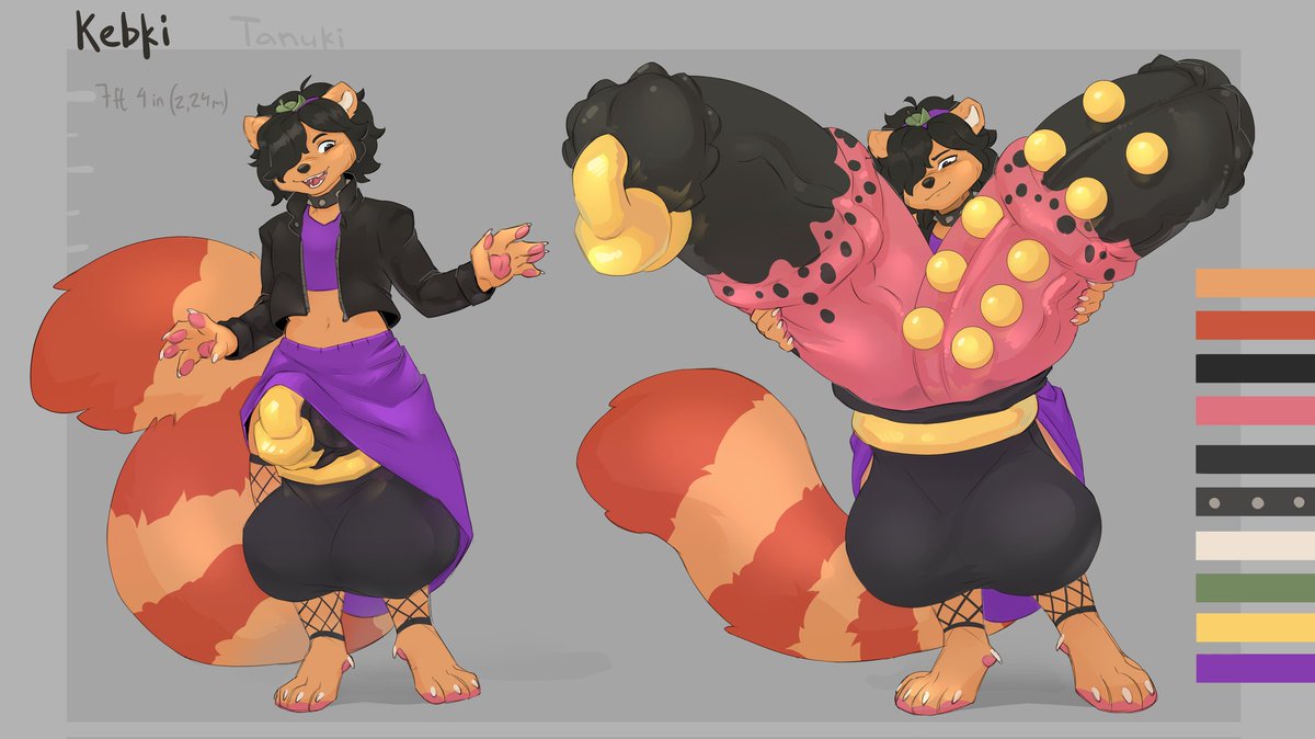 Alright, Alright I wont abandon ship yet. Have some Tanuki, updated ref. ^^

🎨: furaffinity.net/user/doccat