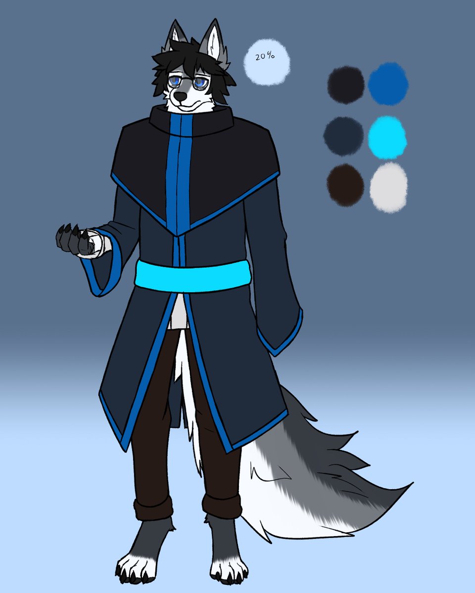 Holy boi Outfit ref  

Apparently a few people like my little priest look :v So I decided to actually figure out some colors and make a ref for whenever I draw it again. Hope you all like.