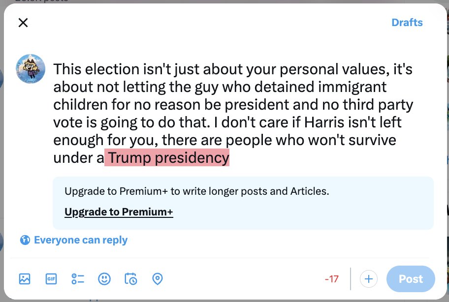 I wanted to copy/paste this post from Bluesky here but I don't have the energy to edit it for Twitter