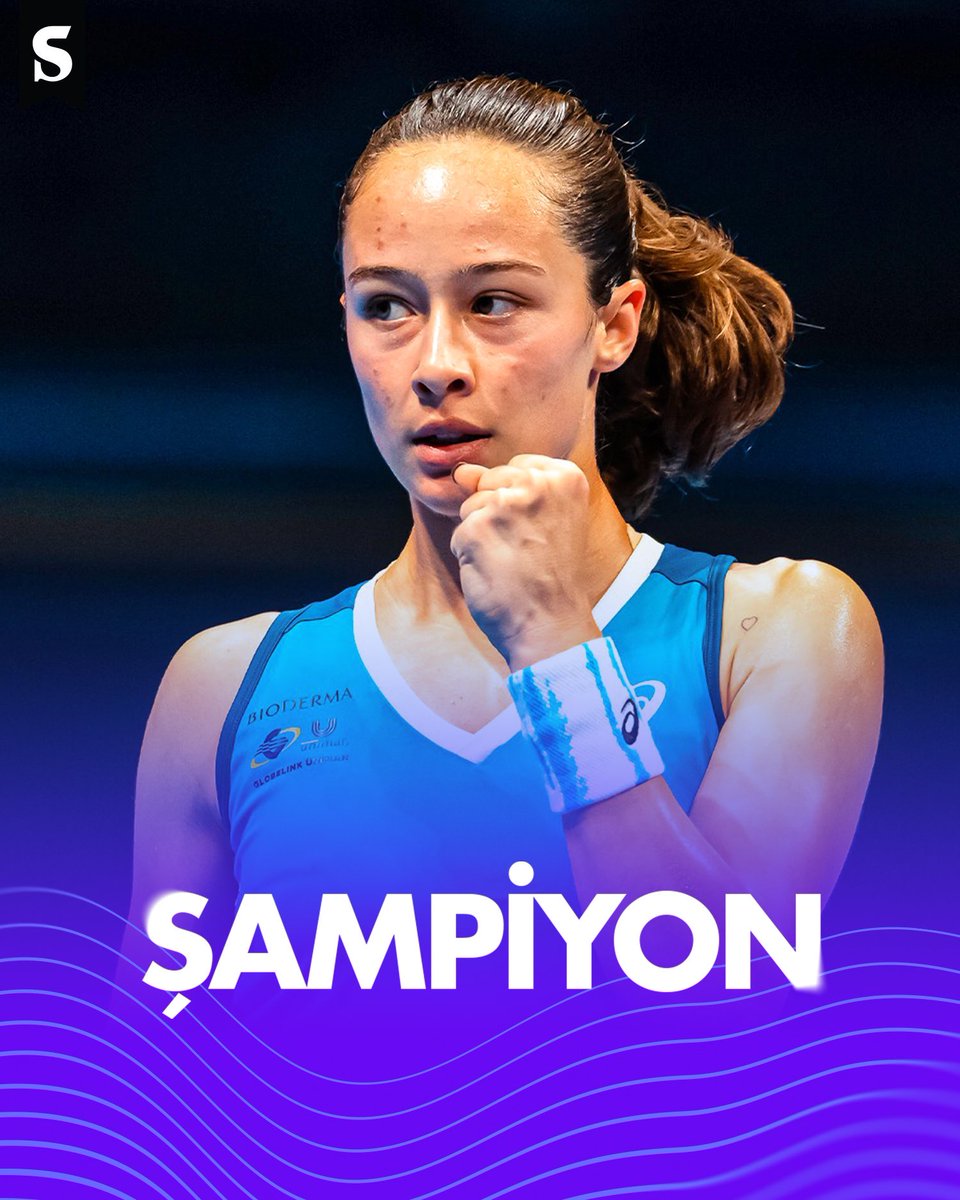 Zeynep Sönmez artık bir WTA şampiyonu🏆

Müthişsin Zeynep💪🏻