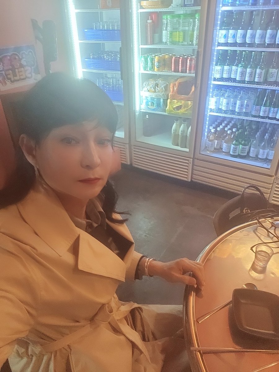 포차에서  한잔~~