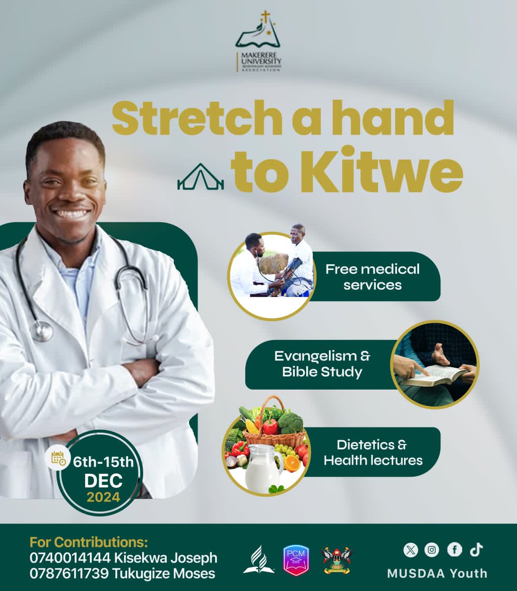 MusdaaY's tweet photo. It's time to Give back to your God through stretching a hand to Kitwe

You contribution matter the most
Be blessed https://t.co/TOJG6bFYXt