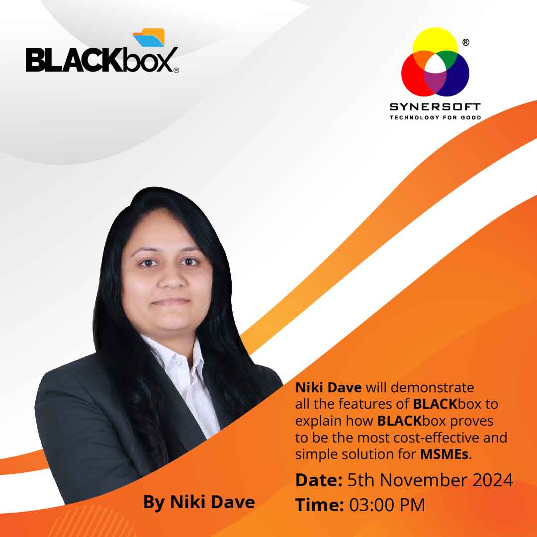 SynersoftTech's tweet image. Join our  webinar with Niki Dave! Discover BLACKbox’s solutions for data centralization, ransomware protection, secure WFH, and Microsoft licensing cost savings.

Date: 5th Nov 2024, 3 PM  
Register: synersoft.in/webinars/5thNo…

#BLACKbox #DataSecurity #MSMESolutions #CyberSecurity