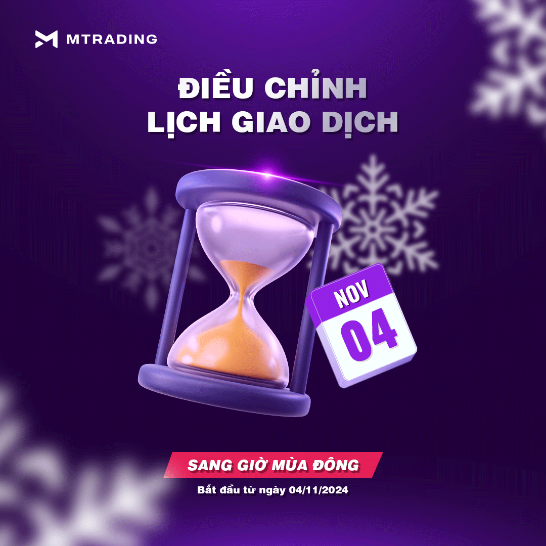 MTradingVietnam's tweet photo. 📣Thông báo... Điều chỉnh Lịch giao dịch sang giờ Mùa đông🗓

Giờ giao dịch trên máy chủ MT4 tại #MTrading sẽ được điều chỉnh thành GMT+2:00 kể từ ngày 4 tháng 11, 2024 (các phiên giao dịch sẽ được lùi lại muộn hơn 1 giờ so với thường lệ).

#forexTime https://t.co/OVSmCv6nbj
