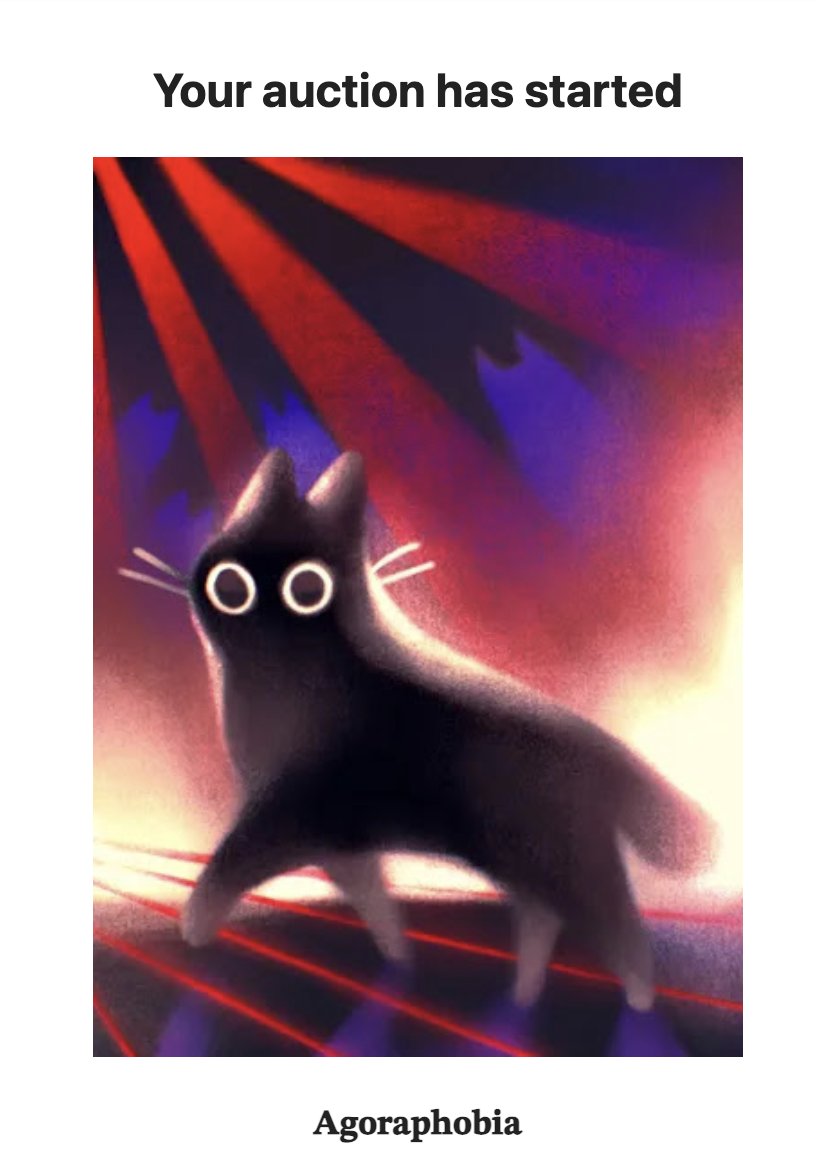 AHHHH??!! Auction started on <a href="/sealed_art/">Sealed</a> 🥹
Vickrey auction, ends in 7 days!! LFGGGGG
Whoever bid, tysm!!! I can't express how happy I am!