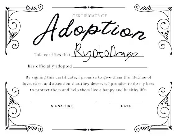 Datchia, I am calmly and peacefully asking for permission to adopt Lil Dude.