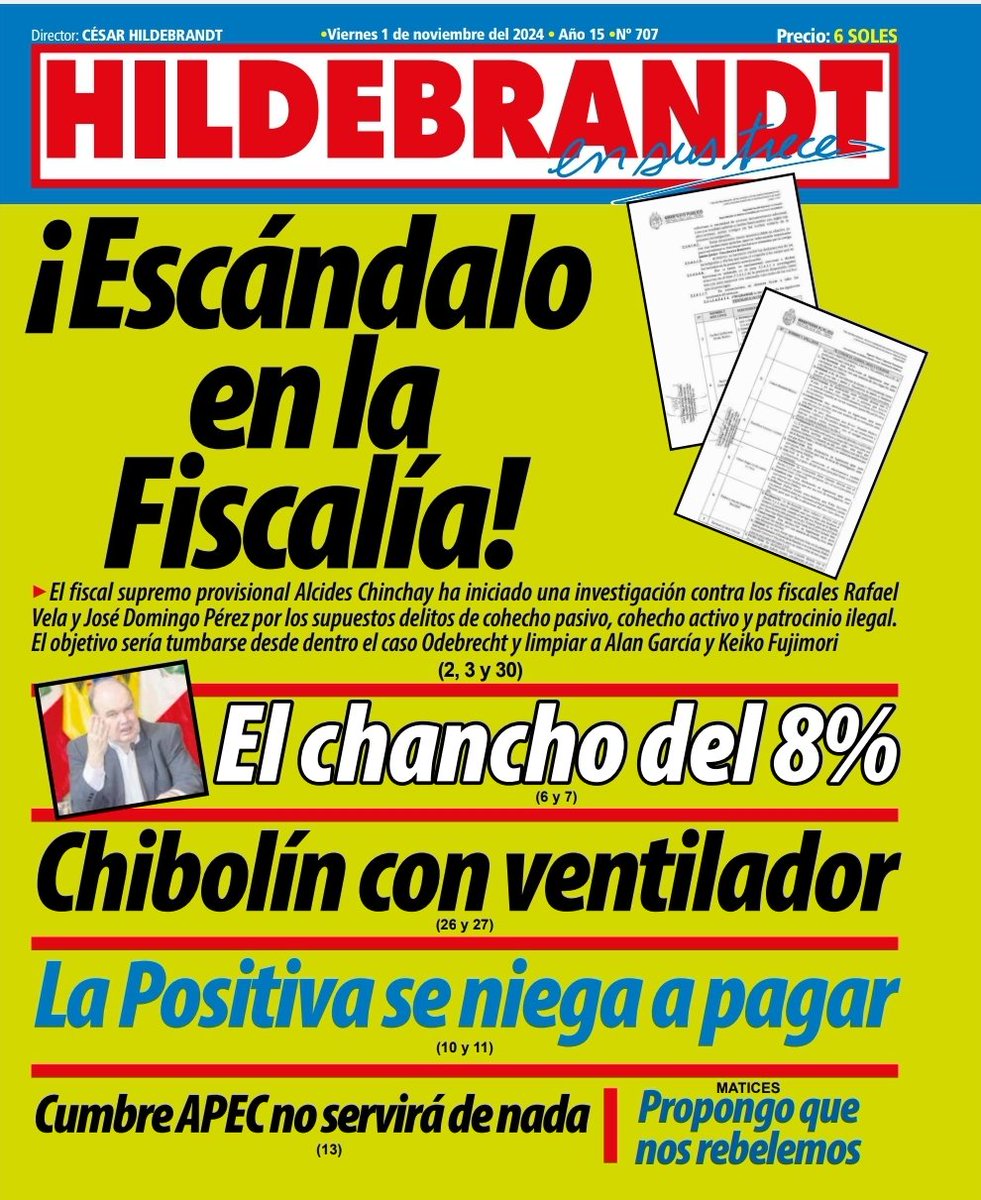 Semanario Hildebrandt en sus trece tweet media