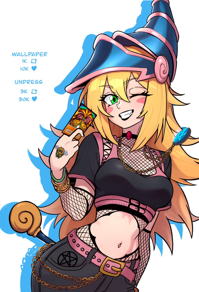 Goth Magician Girl, image size:821x1200