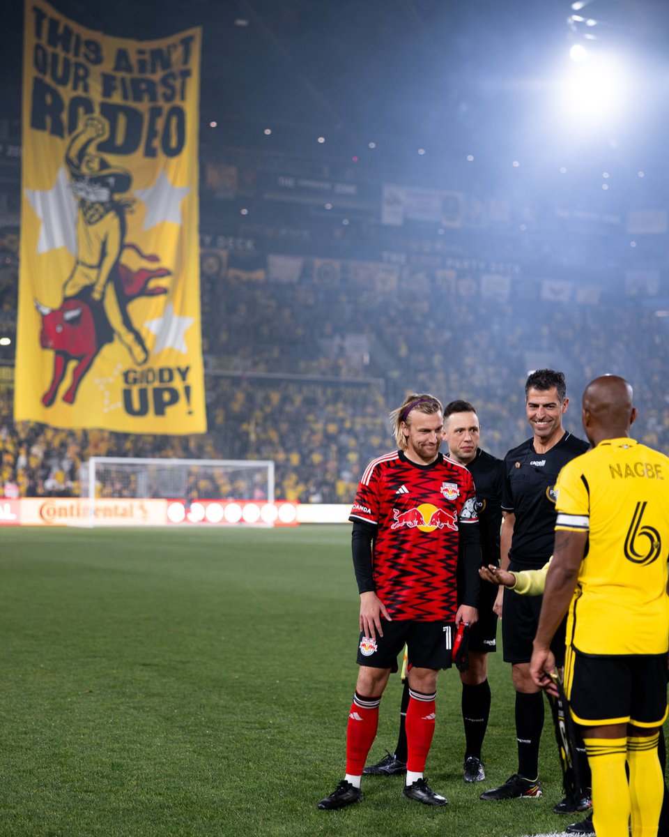 NewYorkRedBulls's tweet image. Come for the horns, you get the BULL.