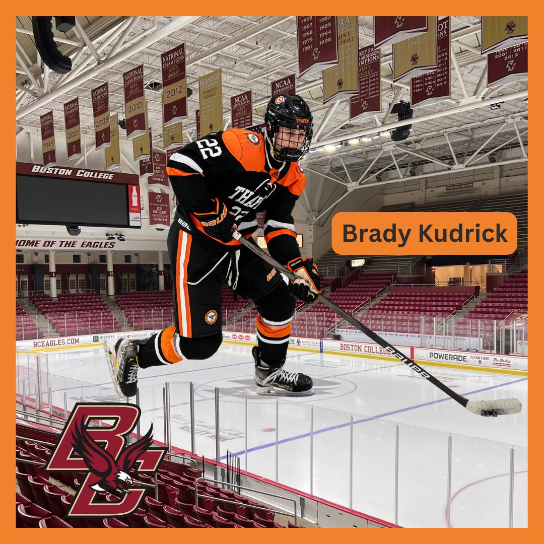 Congrats to Brady Kudrick on his commitment to Boston College!🐅➡️🦅