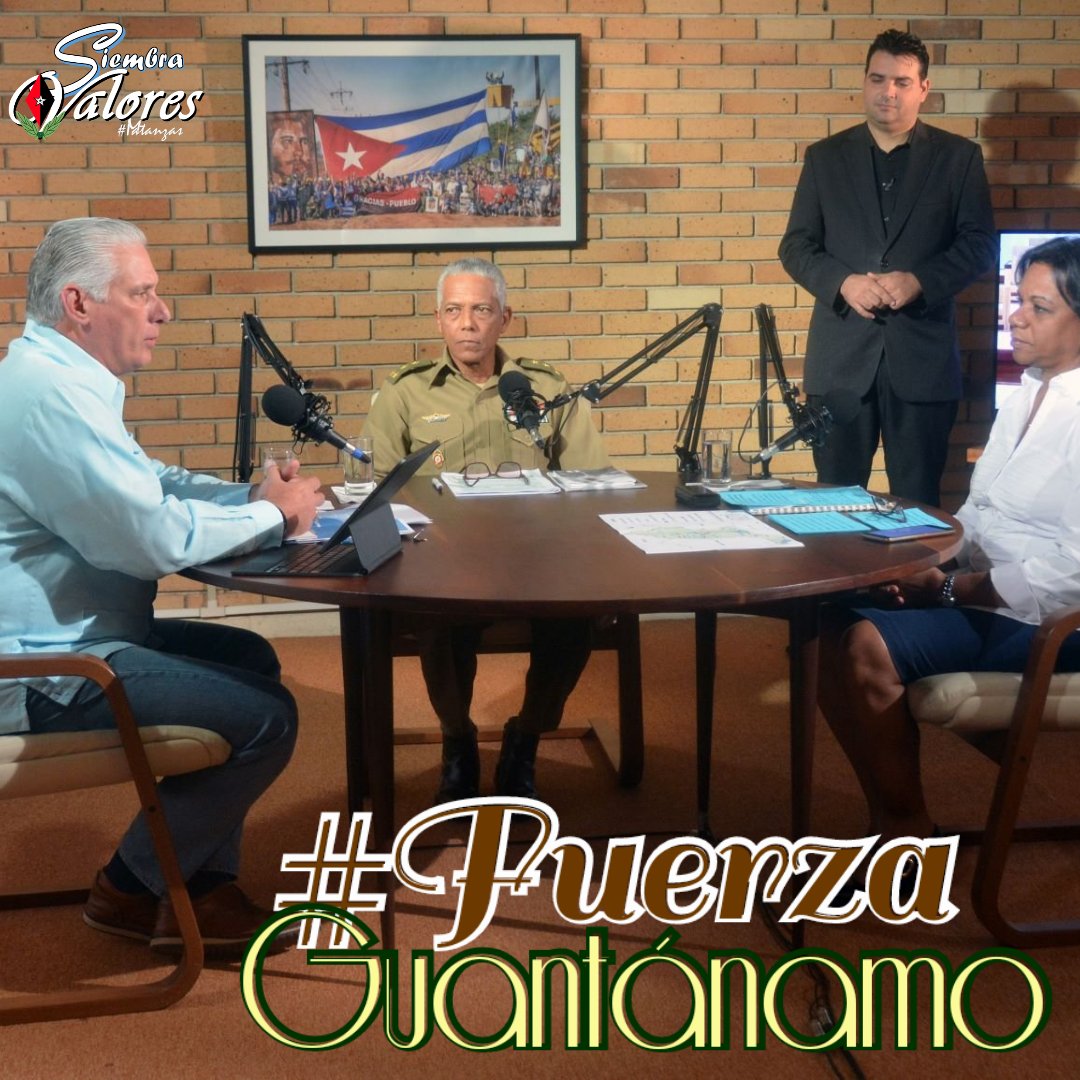#Cuba late al ritmo de Guantánamo, han sido muy profundas y sentidas todas las acciones de solidaridad.
#Cuba 🇨🇺 #UnidosXCuba #FuerzaGuantánamo
