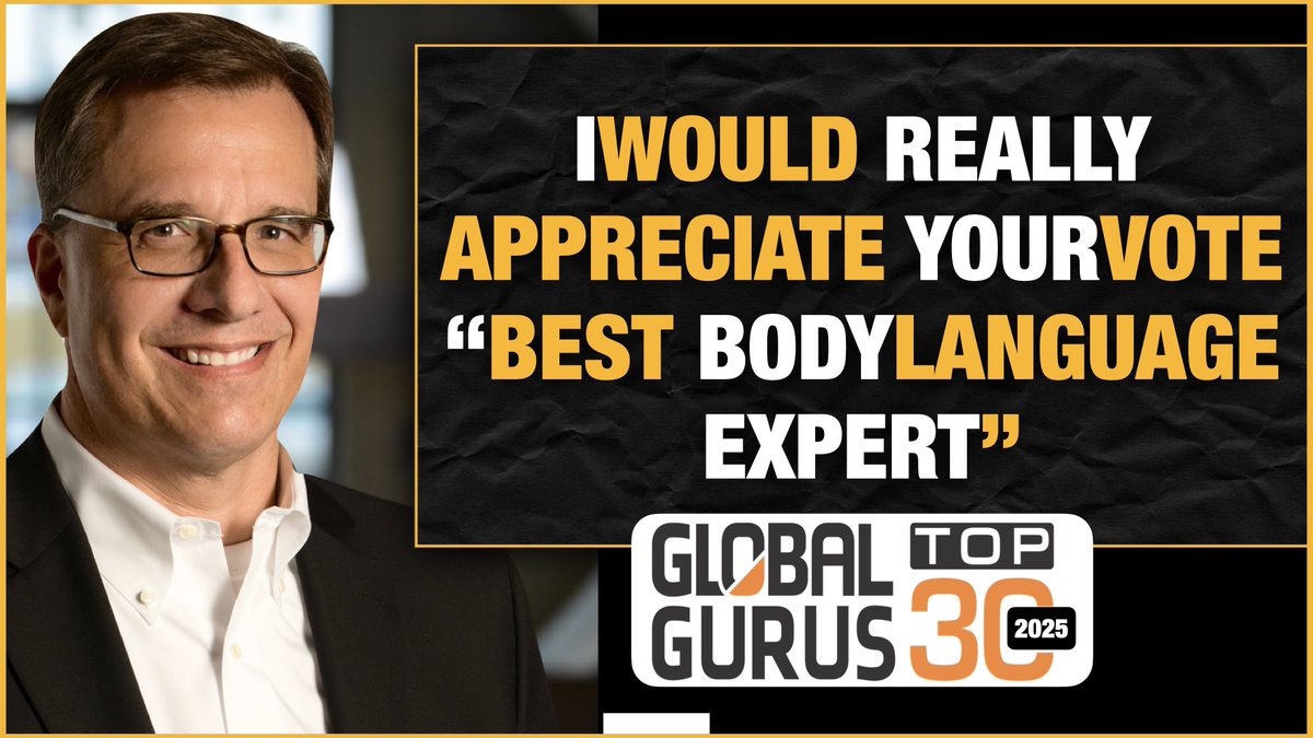 ScottRouse3's tweet image. I’d really appreciate your vote in this year’s poll for Favorite Body Language Expert.  globalgurus.org/body-language/ @gurus_global #BehaviorX #TheBehaviorPanel #BodyLanguage #Learn #Questions #Fun #funny #Truth #Lies #World #Interrogation #psychopath #sociopath #NonverbalCommunication…