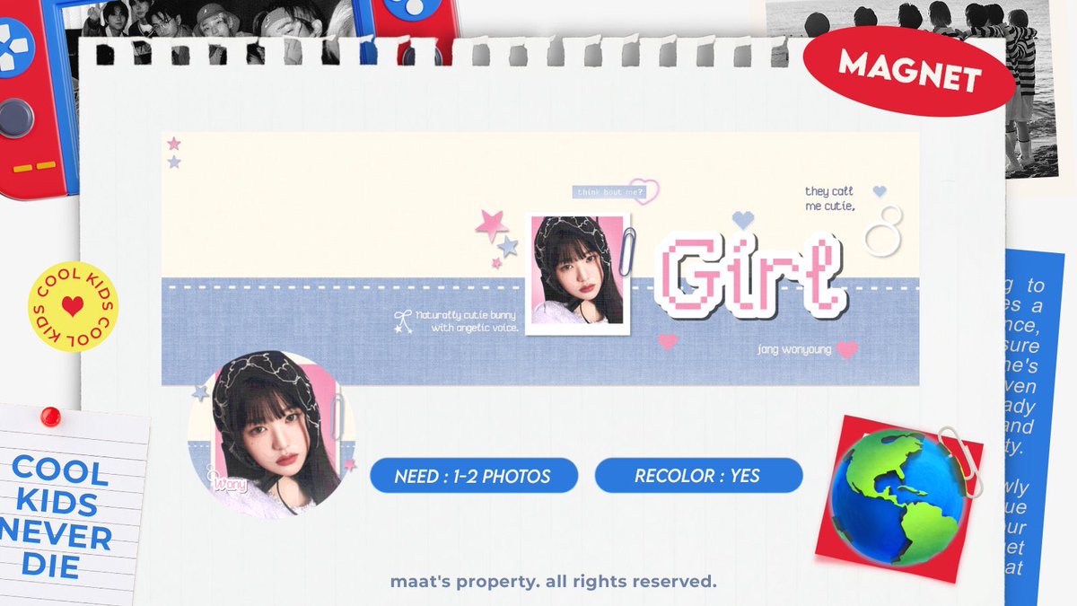 ㅤ

𝙍𝙀𝙏𝙒𝙀𝙀𝙏  jika ingin mendapatkan 1 layout untuk 1 orang dari @JISOOOcak

ㅤ