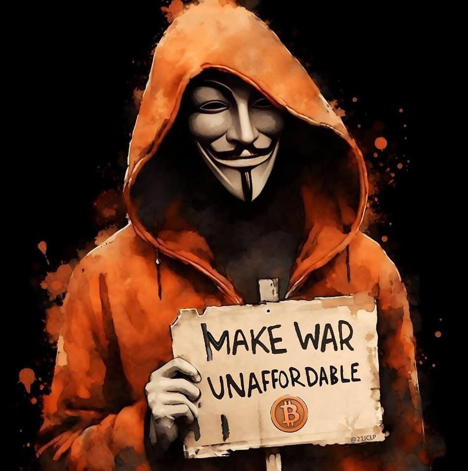 Bitcoin_Teddy's tweet image. ~ Make War Unaffordable with #Bitcoin ~