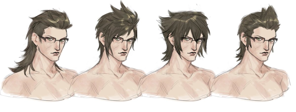 FFXV if it was actually good 

jk ofc i was just messing with his hair 🤭 what hairstyles should i do next 👀