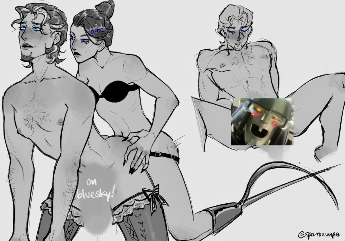 SparrowMP4's tweet photo. [Commission] Arachnid x SentinelPrime
#valveplug #Humanformers https://t.co/zK4V8jSkYg