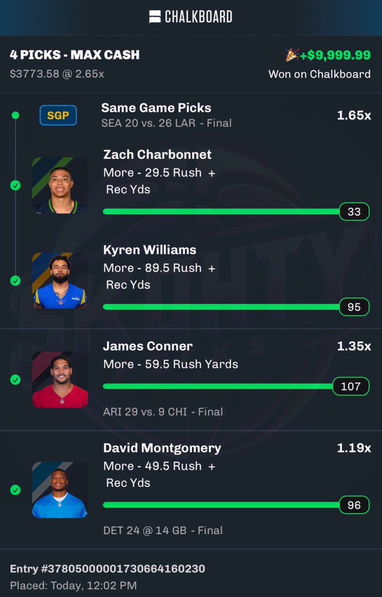 SkohtyDFS's tweet photo. BLE$$ING 2 FOLLOWERS that LIKE this tweet❤️‍🔥

VIP👑 CASH 4 MORE NUKES😱☢️😈

$210K IN WINNINGS AT 5PM✅🔥💰

LEGACY DAY FOR SKOHTY PICKS VIP 😈

JOIN MY PREMIUM👇
https://t.co/8oifFQ68oV

#PrizePicks #GamblingX https://t.co/sAAwJNLJko
