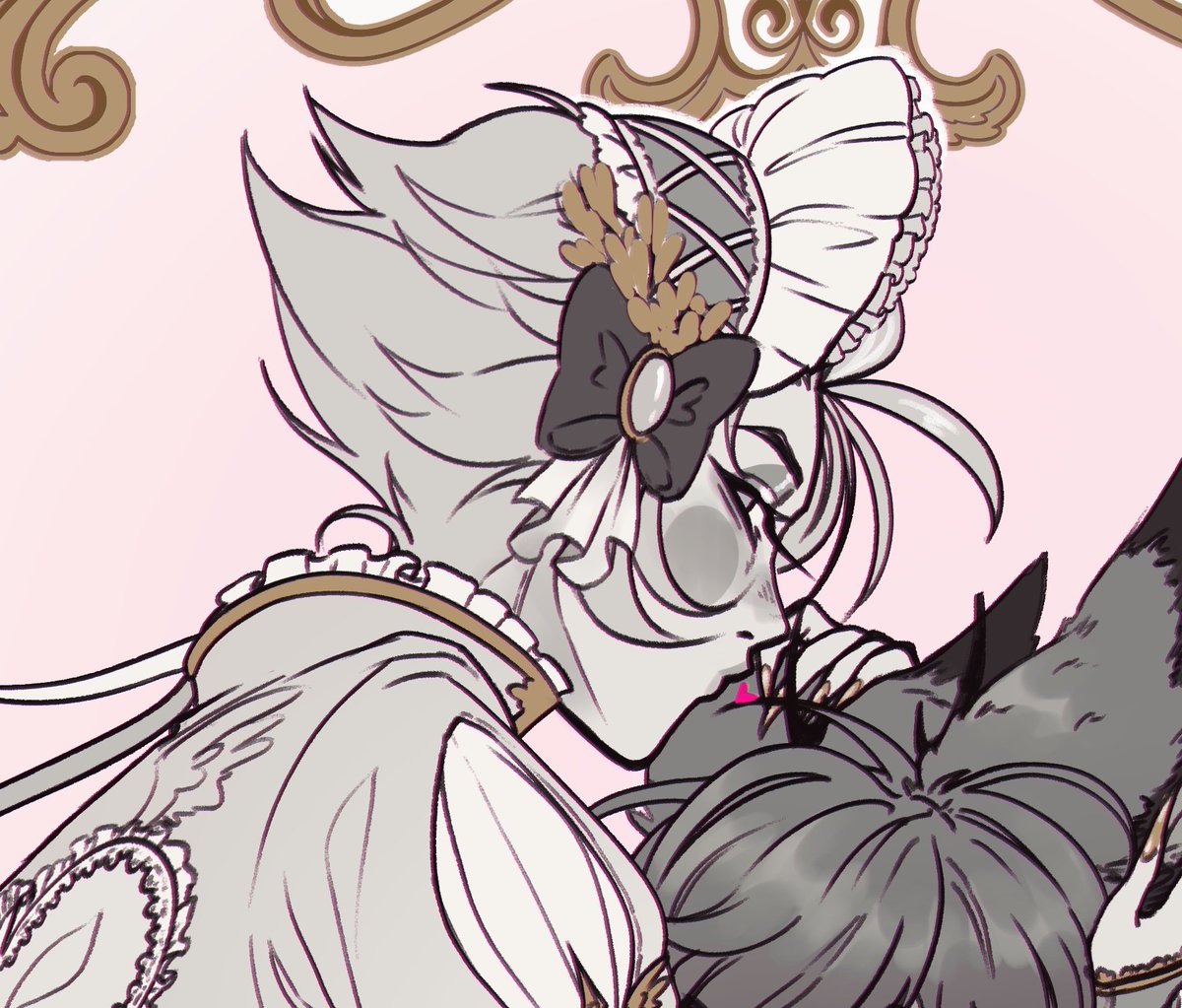 kuroreim's tweet photo. I did a lil something, slightly inspired by @radioapplefever Day 5. Ouji/Lolita Attire. 🙏

#radioapple #appleradio #hazbinhotel #RadioAppleTrickorTreat https://t.co/bpl4vm2XYz