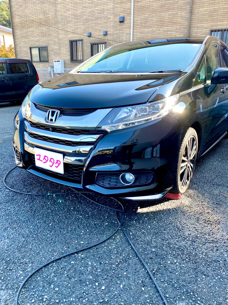 Yutatarc1's tweet image. オデッセイ洗車終わり👍
カミカゼ　アシッドシャンプー
　　　　　↓
　　　　ココシャン
　　　　　↓
ジェントル　ブランシェウォーター
あとHDFのステッカー貼りました😊👍

#HDF
#GENTLE