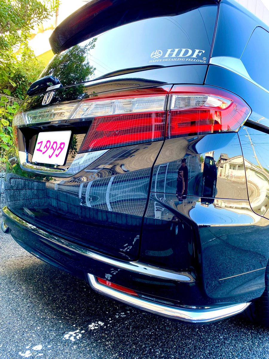 Yutatarc1's tweet image. オデッセイ洗車終わり👍
カミカゼ　アシッドシャンプー
　　　　　↓
　　　　ココシャン
　　　　　↓
ジェントル　ブランシェウォーター
あとHDFのステッカー貼りました😊👍

#HDF
#GENTLE