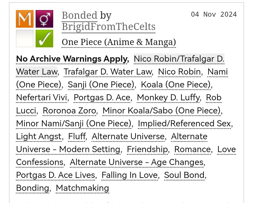 BrigidFromCelts's tweet photo. New LawBin fic just dropped! Please, enjoy!

https://t.co/GhaTLewARi

#ONEPIECE #Lawbin #lawandrobin #LawRobin https://t.co/ujW7GlvHe5