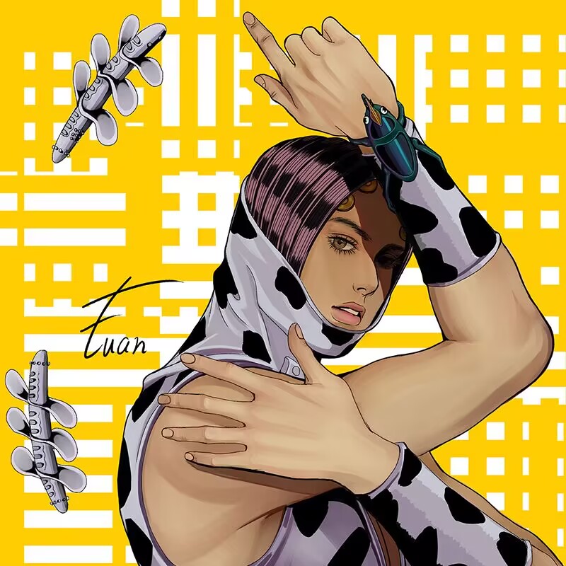 euaneuan_'s tweet photo. #JoJoBizarreAdventure #JJBA #jjbafanart #ジョジョの奇妙な冒険 #stoneocean #DonatelloVersus #Rikiel #Ungalo #DonatelloVersace 
#JoJosBizarreAdventure https://t.co/zf0Ol4ECzc