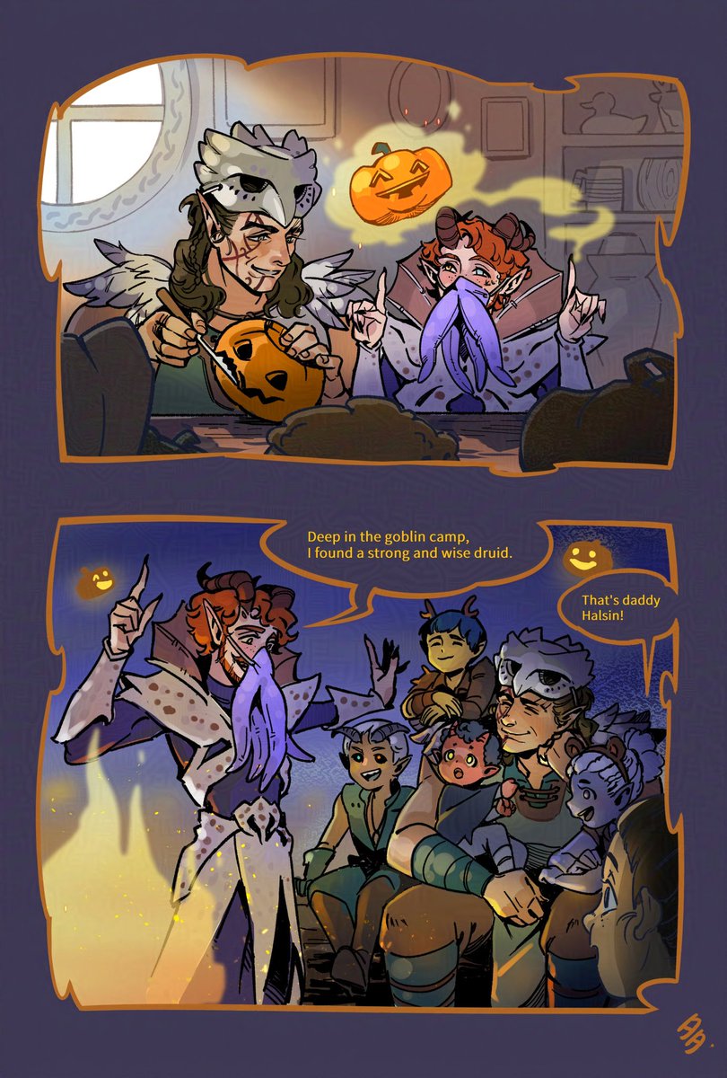 Halloween in the renewed land🎃 #Halsin #BG3