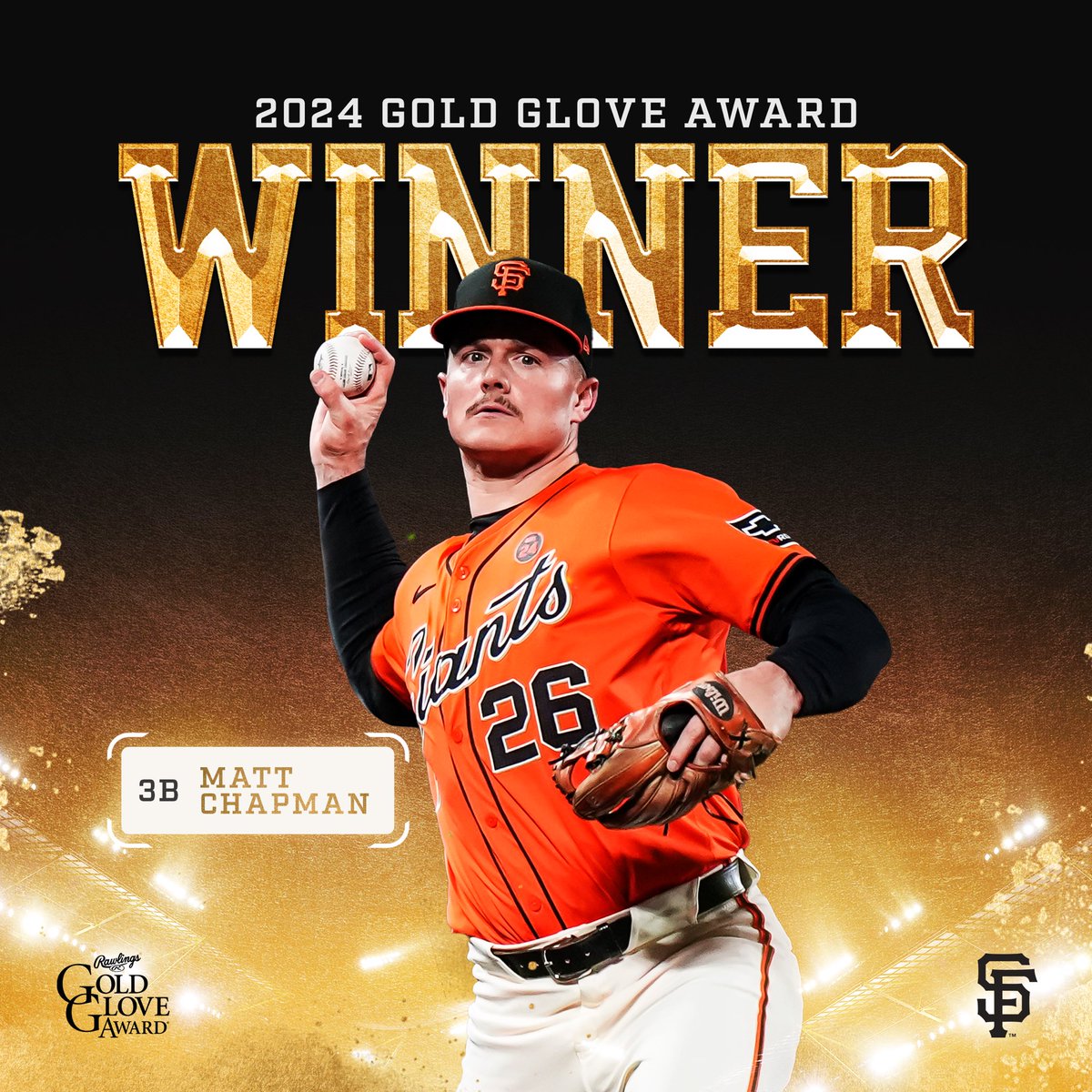 The NL’s finest at the hot corner 🥵

Matt Chapman takes home his fifth <a href="/RawlingsSports/">Rawlings Baseball</a> Gold Glove Award at Third Base!