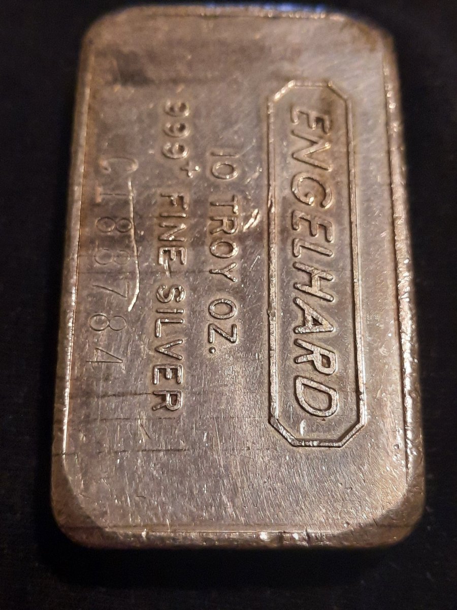 ZenNerdNitro's tweet photo. Another Engelhard C-Series 10 oz silver chunk bar now available. ⛏️
✨️https://t.co/fw1MSGcY6a ✨️
#GetChunky #Vintage #Silver https://t.co/gUJHgtdbMi