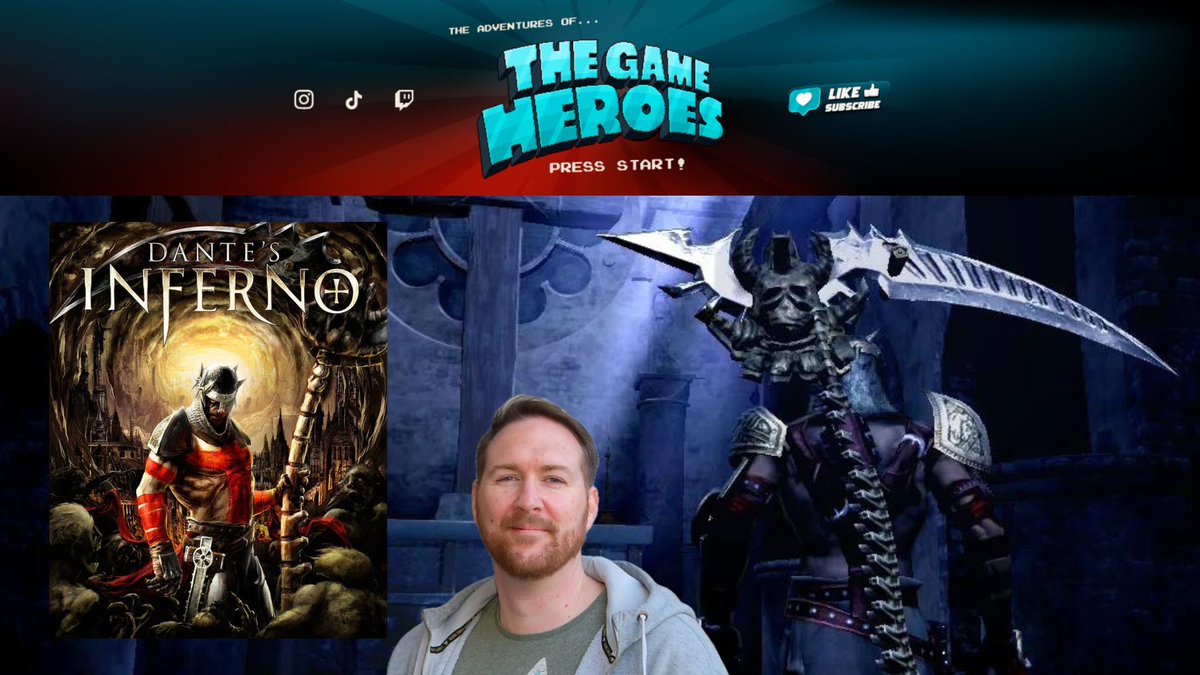 Finishing Dantes Inferno! twitch.tv/thegameheroes_