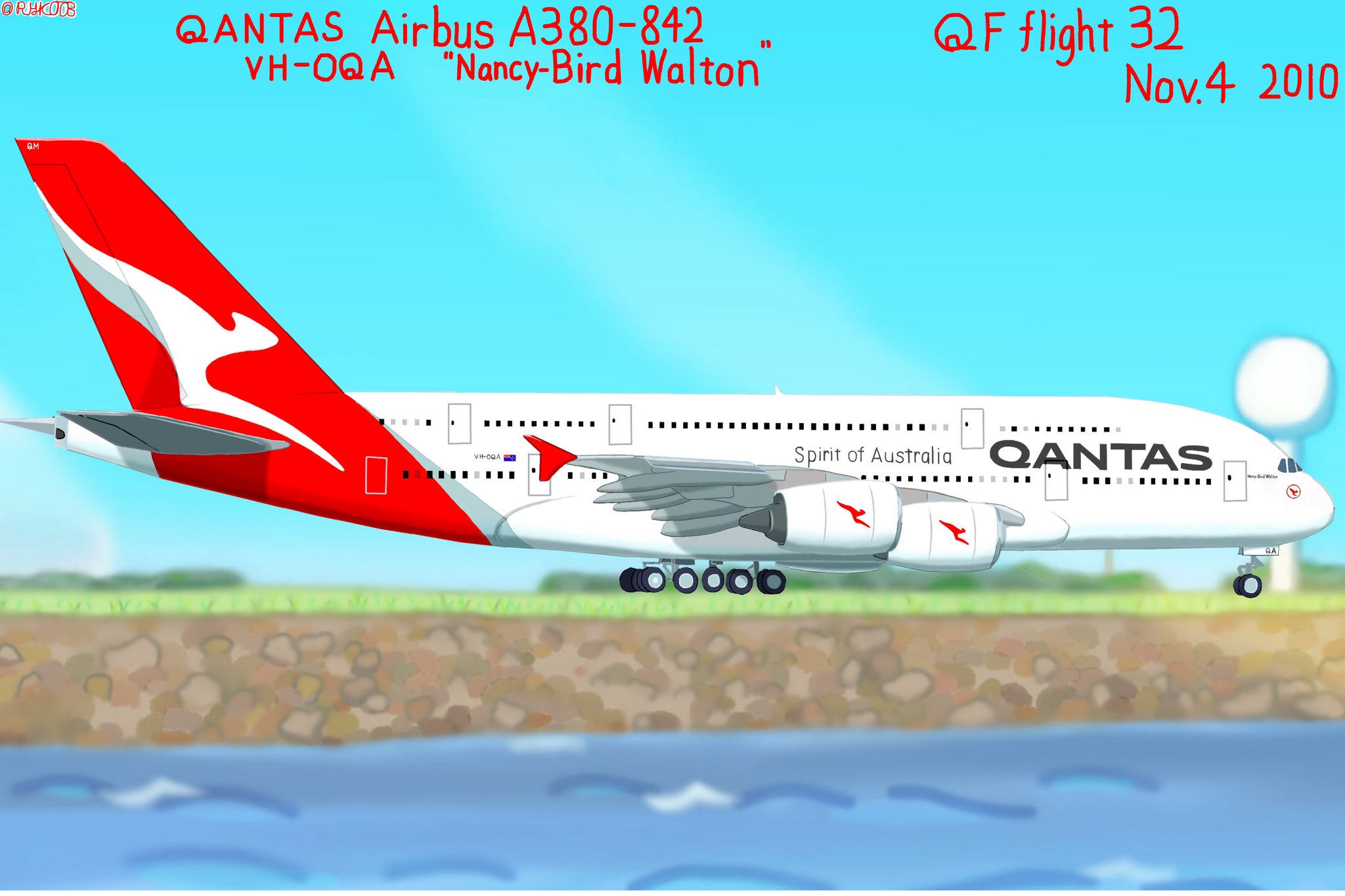 【難あり】カンタス A380&B747&B737 3機 難あり】カンタス A380&B747&B737 3機 - メルカリ