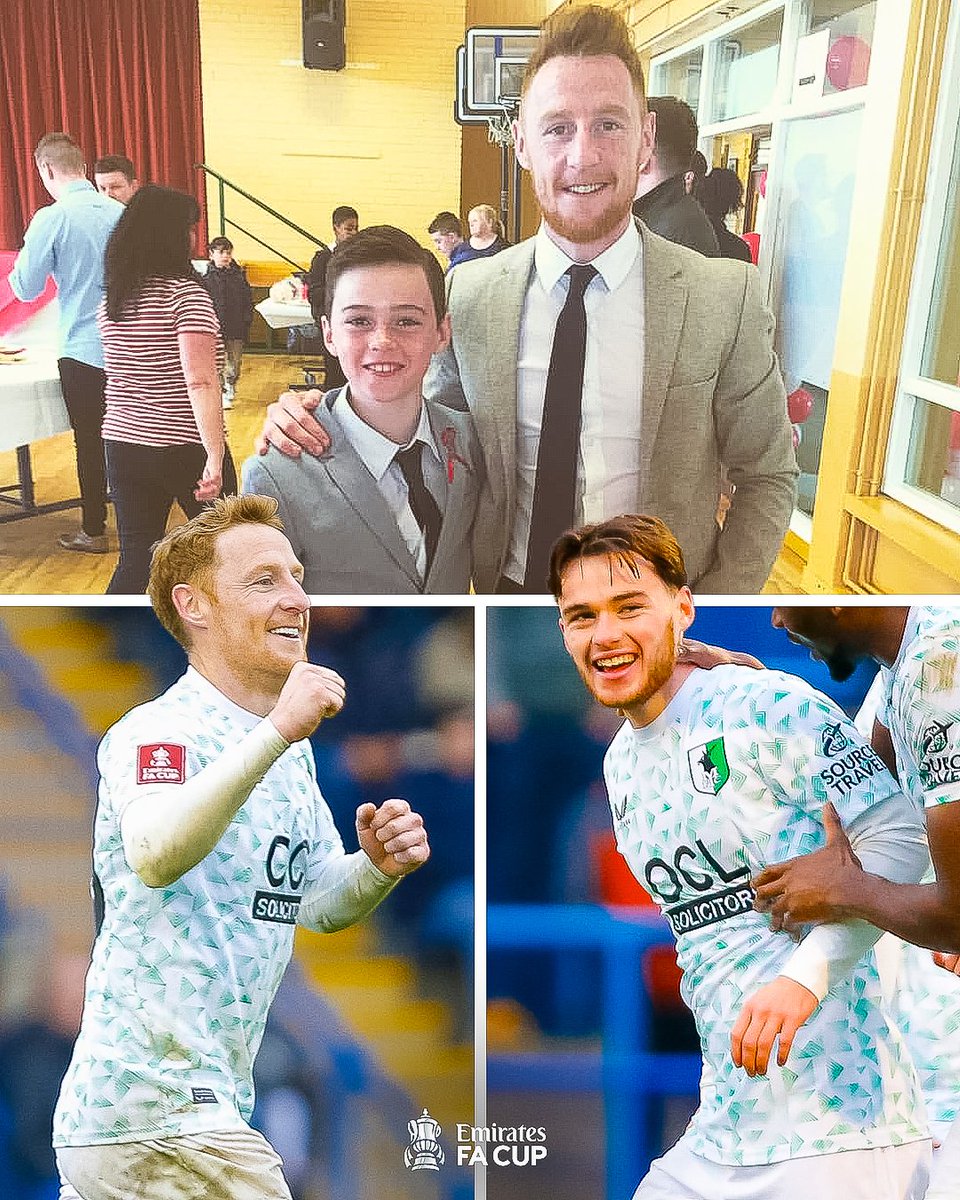 EmiratesFACup's tweet image. A proud day for the Quinn family 🤍

@mansfieldtownfc's 4-0 win in the #EmiratesFACup first round saw Stephen Quinn bag a goal and his 19-year-old nephew, Ben Quinn, come off the bench to grab a goal and assist! ⚽️⚽️🅰️
