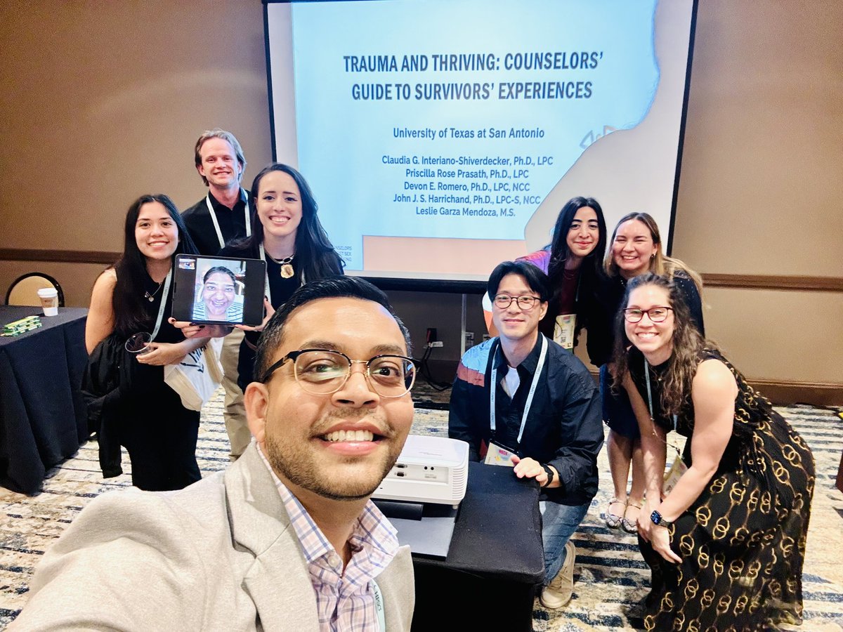 CounselingUTSA's tweet photo. #sundayfunday … Last week some of our wonderful Students, Alumni, and Faculty attended and presented at the 2024 @TxCAtweets Professional Growth Conference in Dallas, Texas. An amazing time was had. #TCA2024 #ProfessionalGrowthConference #UTSA #UTSACOEHD #UTSAGraduateSchool https://t.co/kkJr9BzfSc