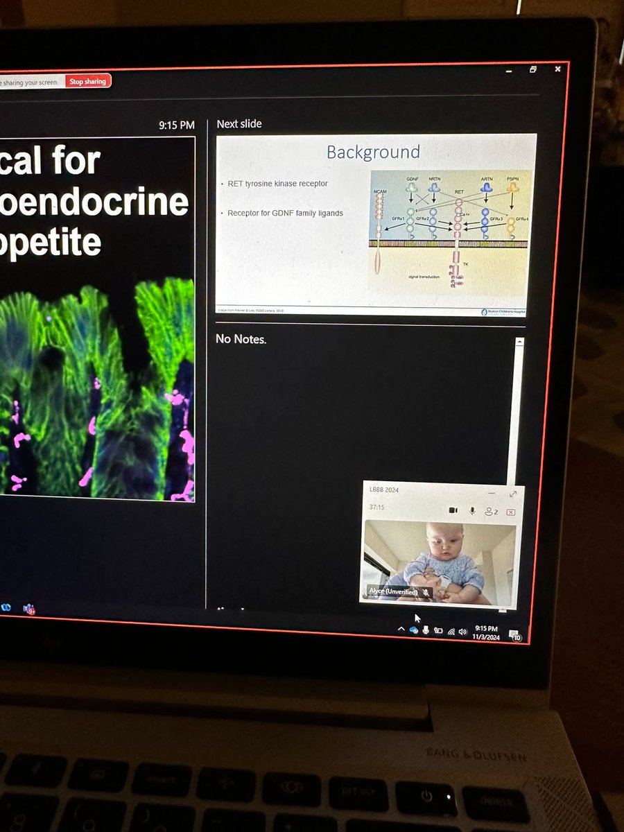 Distance doesn't stop #LBBB2024 fostering our emerging young scientist 👶🏼🧠 <a href="/alyce_martin/">Alyce Martin</a>