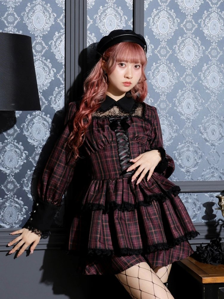NOEMIE ティアードレースアップセットアップ ノエミー NOEMIE ティアードレースアップセットアップ （黒