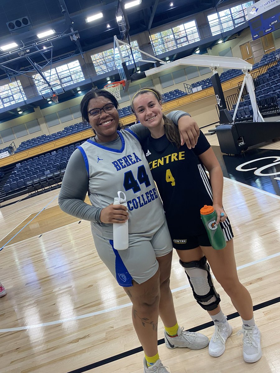 LadyPurpleHoops's tweet photo. Once teammates now opponents! @KaylahJames3 and @RyCampbell_12 continue to #EmbraceTheGrind at the next level! We are proud of you both! https://t.co/0TuOxYbVTk