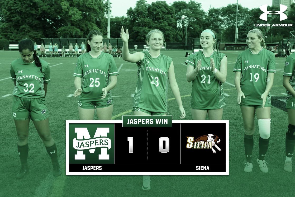 JaspersWSOC's tweet image. JASPERS WIN! 

We are moving on to the semi finals after Liv McMaster’s game-winning goal with 76 seconds left. What a game! 

89’ - ⚽️ Liv McMaster (assisted by Julia Nicholas)

All eyes on Thursday at Fairfield. 
Let’s go! 

#AllTogetherNow 🟢⚪️