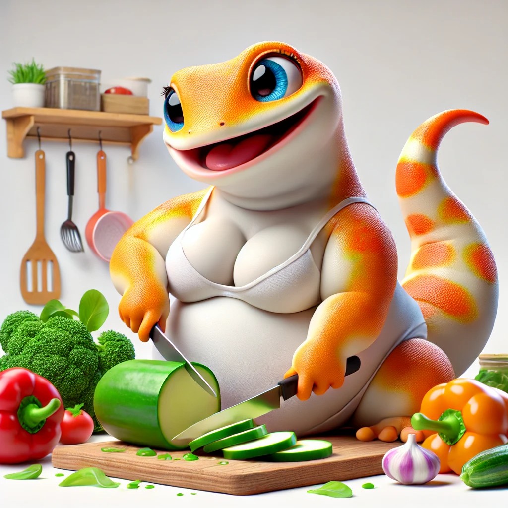 HealthyCoinHYC's tweet photo. 🍅🥦 Our HealthyCoin gecko is back in the kitchen, prepping some fresh, nutritious veggies! Healthy choices start with colorful plates, and we're all about fueling up with the good stuff! 💪 #crypto #solana #presale https://t.co/Lr9Xk3U1H8
