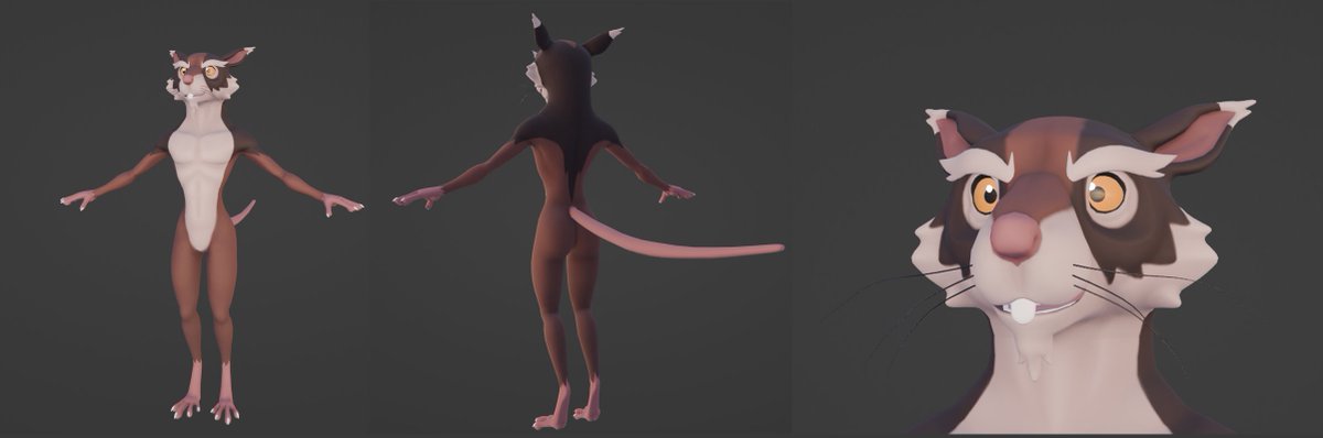 Ever wanted a 3D model of your character / fursona? WELL, I'm Opening up for character Modeling work!  If you are interested Please feel free to fill out the form here and Ill get back to you as soon as I can!

forms.gle/UEF32j66wnmQGs…