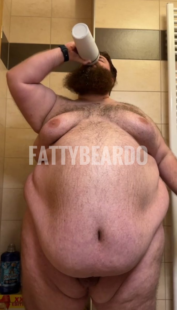 Always love showing off how much I'm blowing up my hog <a href="/FattyBeardo/">FattyBeardo</a> with more and more lard. Even at this enormous size, there's still a need for more. Let's see how much more shapeless he'll be at 500 soon