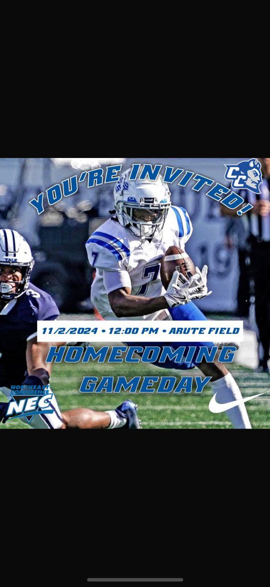 Greatful to have been invited to #CCSU for a Gameday visit thank you <a href="/zachdeldin/">Zach Deldin</a> <a href="/BruceSJohnson/">Bruce S Johnson</a> 💙