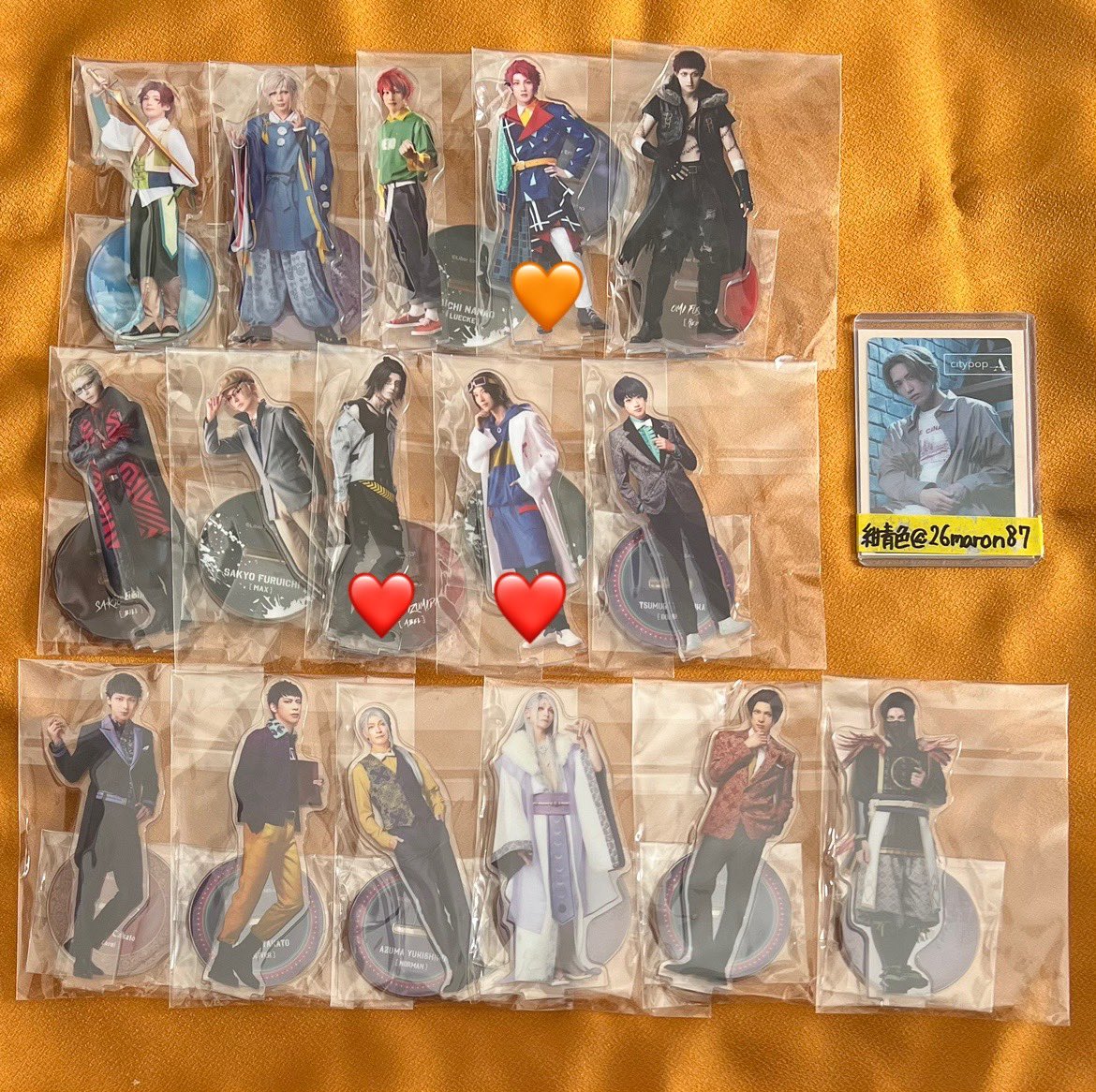 26maron87's tweet photo. エーステ フォーライ ランダム アクスタ アクリルスタンド チェキ

譲〉画像1.2（咲也 真澄 至 シトロン 幸 三角 太一 臣 左京 莇 紬 丞 東 ガイ）

求〉画像4に詳細記載

※都内手渡し、郵送どちらも対応します。
ご相談ください。 https://t.co/E4X0pBGaiQ