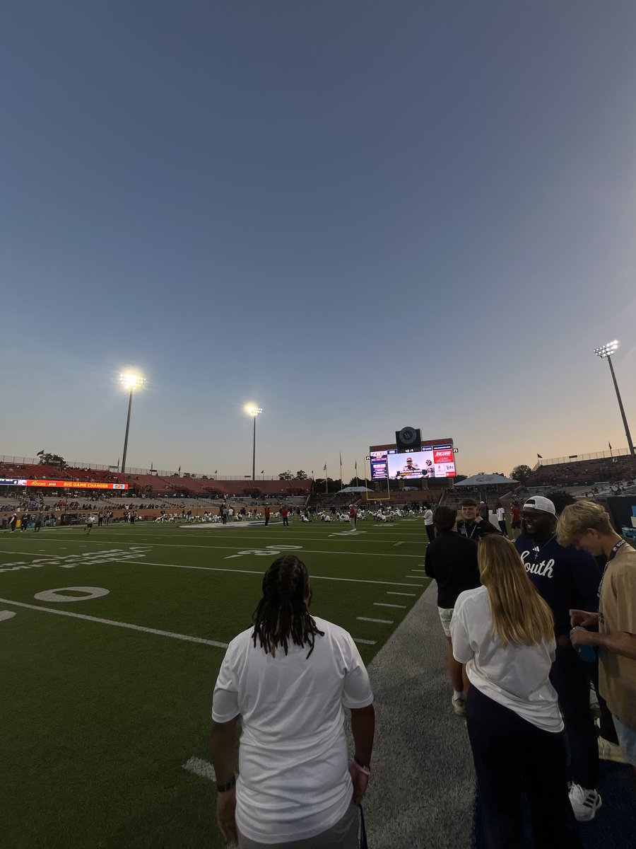 I had a great time at <a href="/SouthAlabamaFB/">South Alabama Football 🏈</a>!
Thank you <a href="/CoachK_Skierski/">Kyle Skierski</a> for the invite!
<a href="/MrNoOffseason/">Coach R. Williams</a> <a href="/CollegiateMb/">Myrtle Beach Collegiate Post-Grad Academy</a> <a href="/CoachHurney/">Coach Jim Hurney</a> <a href="/MBCschwenke/">Coach Schwenke 🏖</a> <a href="/Coach__Stone/">Russell Stone</a> <a href="/CoachL__/">Coach L</a> <a href="/HallTechSports1/">Hall-Tech Sports</a> <a href="/JagsFB_Recruits/">South Alabama Football Recruiting 🏈</a>