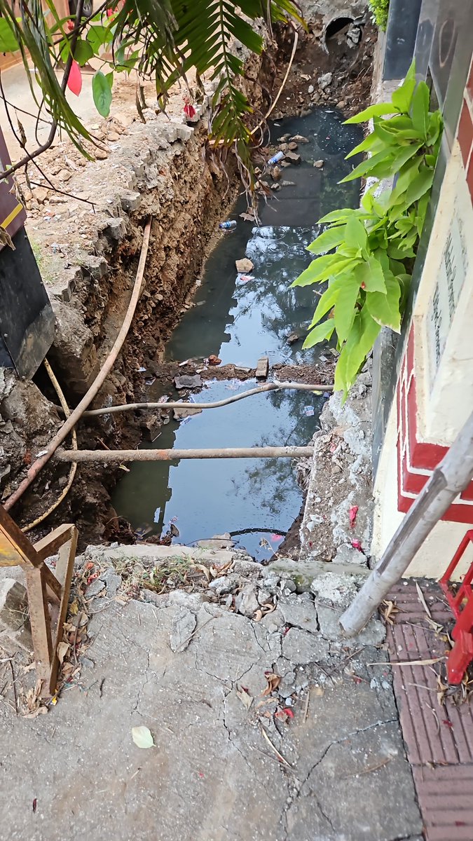 Dear Sir, The sewage drainage system has been opened up opposite Joggers Park on Carter Road, Bandra West.  The sewage pipe outside Rock Cliff Building has been broken by your contractors and left unattended thus causing leakage of sewage and dirty smell in the area. Thanks.