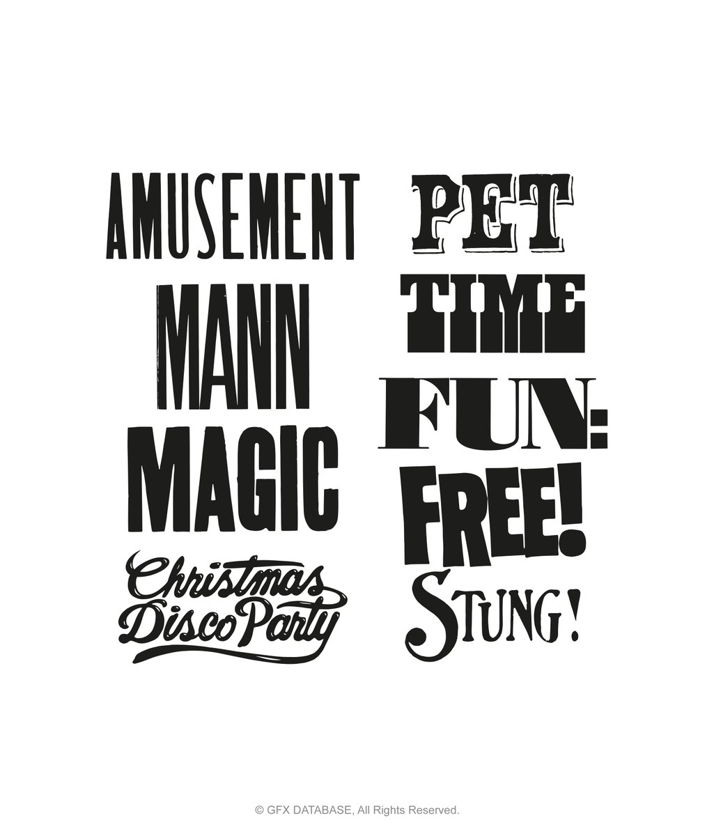 gfxdatabase's tweet image. Various Vector Typographies, ✍️ Now available online!
gfxdatabase.com/shop/p/various…