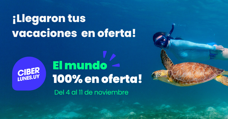 ¡Empezó el mejor lunes del año! El mundo 100% en oferta para que viajes a donde quieras, ¡ahorrando! Mirá las promos: tinyurl.com/OfertasCiberTo…