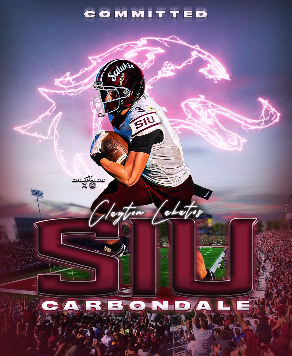 Clayton Lakatos (@lakatos_clayton) on Twitter photo I am extremely blessed and excited to announce my commitment to play football <a href="/SIU_Football/">Saluki Football</a>.
GO DAWGSβΌοΈ
<a href="/TigerFootball_/">EdwardsvilleFootball</a> I am extremely blessed and excited to announce my commitment to play football <a href="/SIU_Football/">Saluki Football</a>.
GO DAWGSβΌοΈ
<a href="/TigerFootball_/">EdwardsvilleFootball</a>
